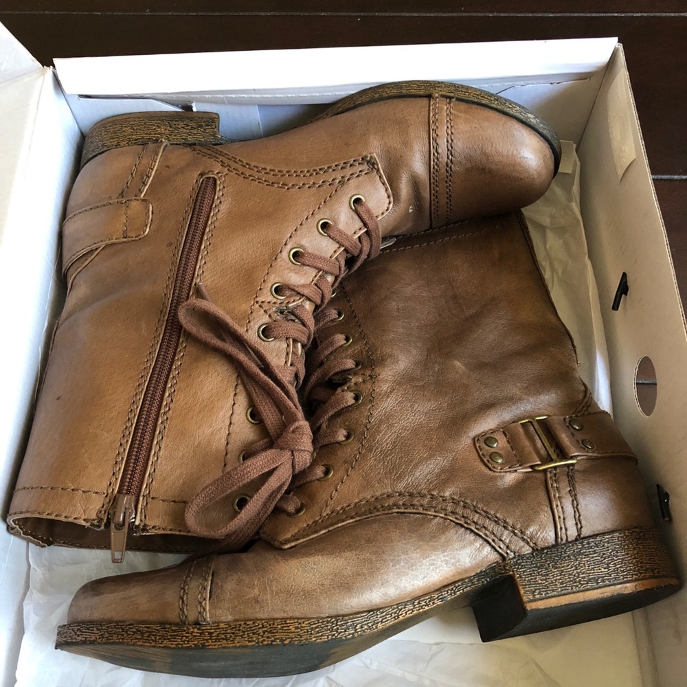 Nine West combat boots